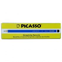 مداد مشکی HB شش وجهی پیکاسو مدل 4201 بسته 12 عددی