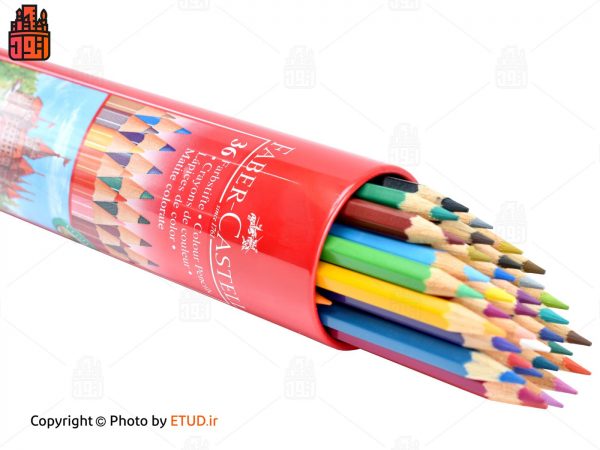 مداد رنگی 36 رنگ استوانه ای فابرکاستل