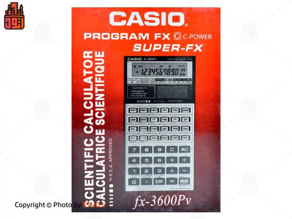 ماشین حساب مهندسی کاسیو کد FX-3600PV همراه با دفترچه راهنما