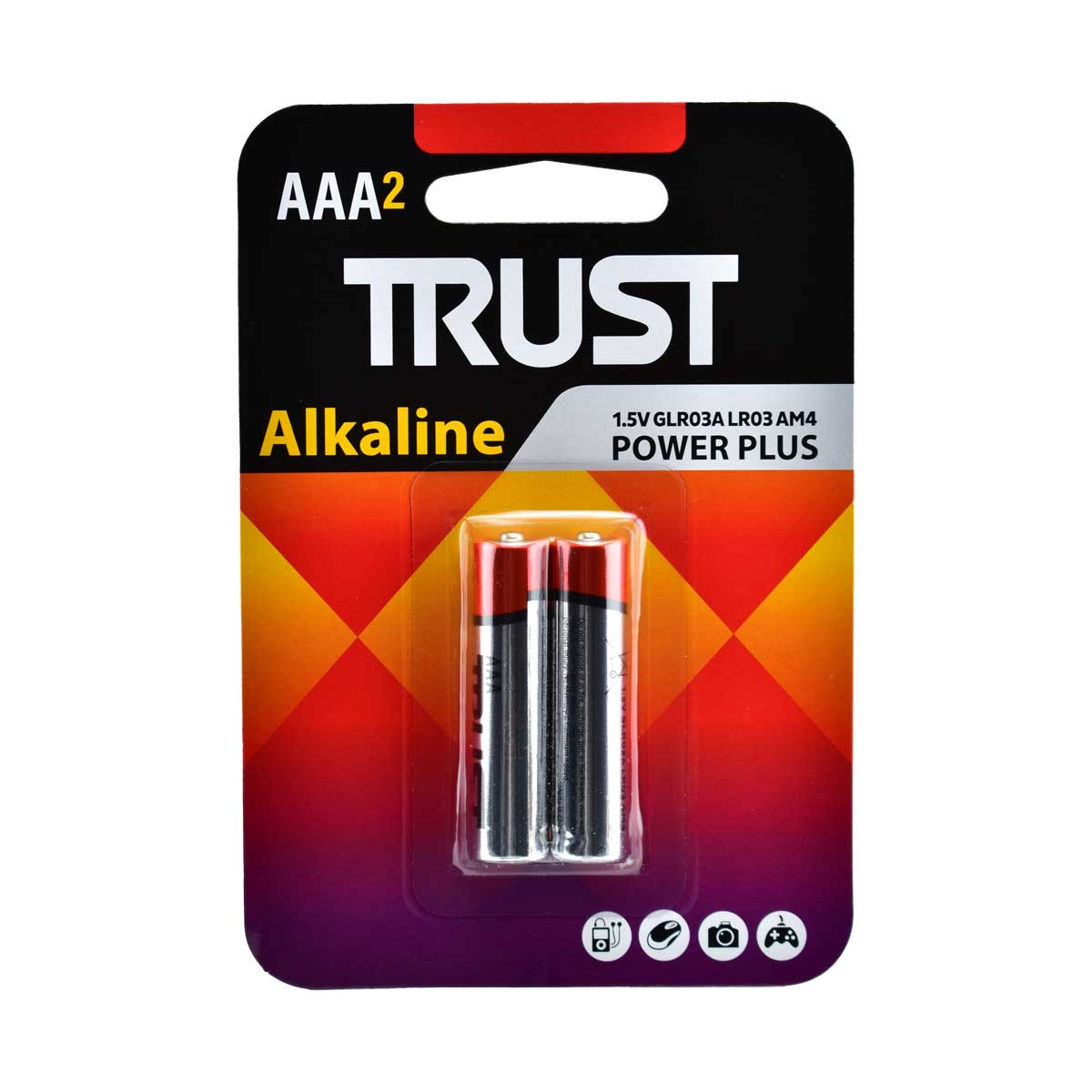 باتری نیم قلمی آلکالاین تراست قرمز بسته 2 عددی